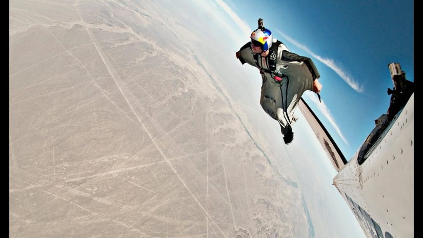 First Wingsuit Flight Over The Nazca Lines