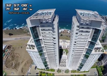 Urban Wingsuit Flight Between 2 Buildings Sebastian Alvarez in Chile