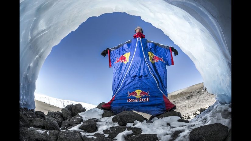 Wingsuit Flight Base Jump Kilimanjaro GoPro HD Red Bull
