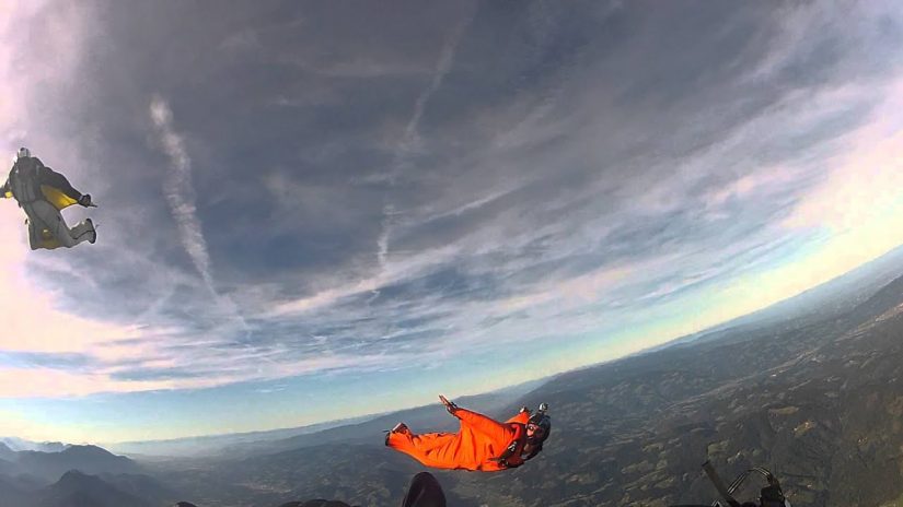 Bob wingsuit flying Tirunelveli 19.10.2014 still at school.