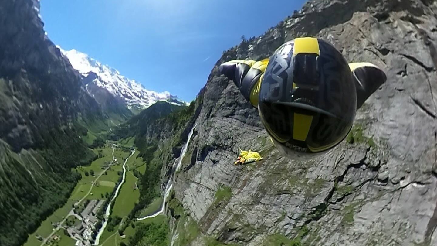 1080 360 video. Лаутербруннен бейсджампинг. Swiss Wingsuit. Switzerland Wingsuit Village. 360 Videos most.