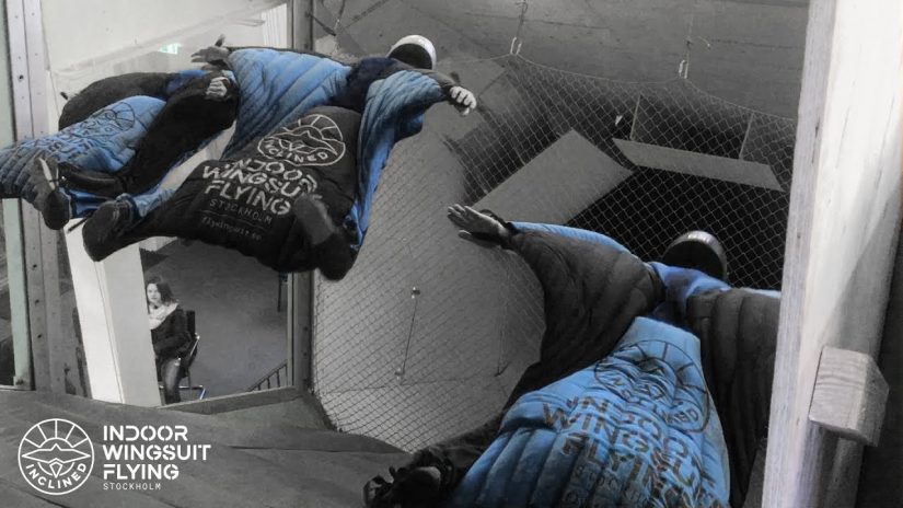 Indoor Wingsuit Flying Fun fun fun