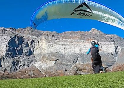 Test sail Flow XCRacer at Plaine Joux.