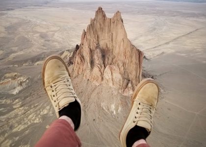 Flying over a 27 million year old volcanic core