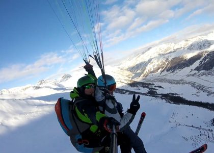 Screenshotter LivignoparaglidingtandemYuriyonVimeo 0’57”