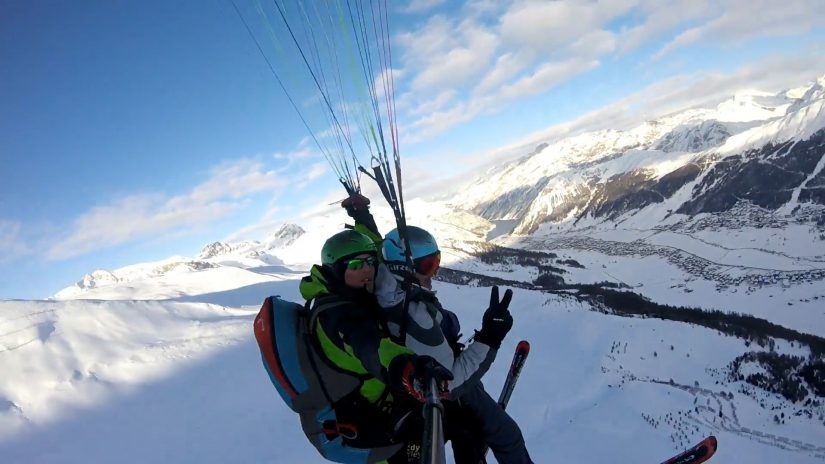 Screenshotter LivignoparaglidingtandemYuriyonVimeo 0’57”